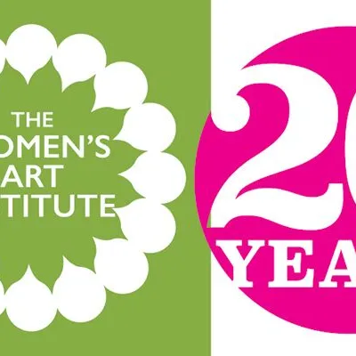 Logo for Women's Art Institute celebrating 20 years