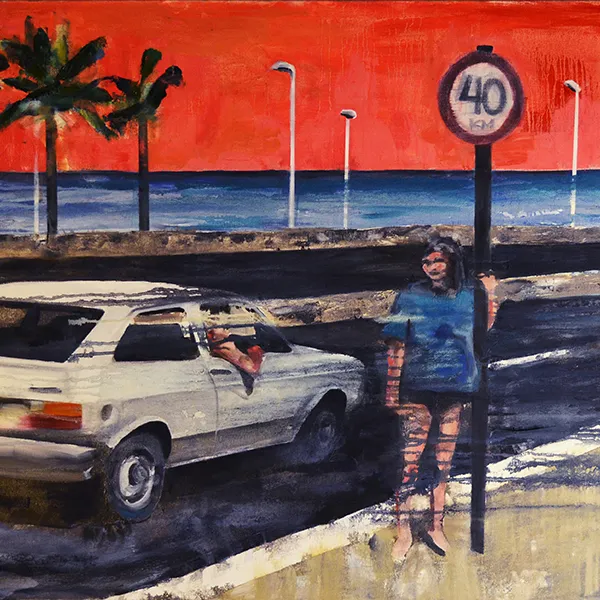 2016, oil on canvas, 30 x 40" Ipanema