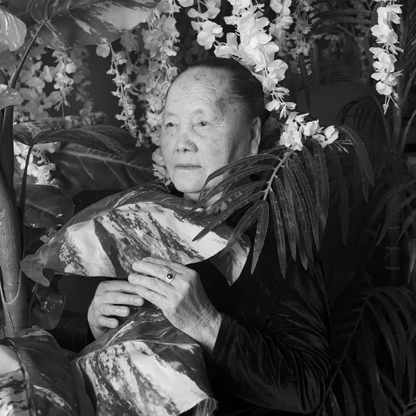 Untitled (Portrait 1), After the Fall of Hmong Tebchaw series, 2017 archival inkjet print, 52.5 x 42", courtesy of artist and Bockley Gallery