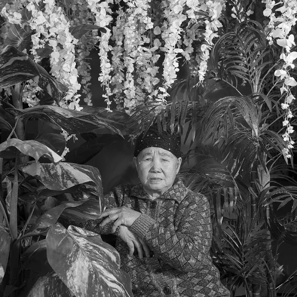 Untitled (Portrait 2), After the Fall of Hmong Tebchaw series, 2017 archival inkjet print, 52.5 x 42", courtesy of artist and Bockley Gallery