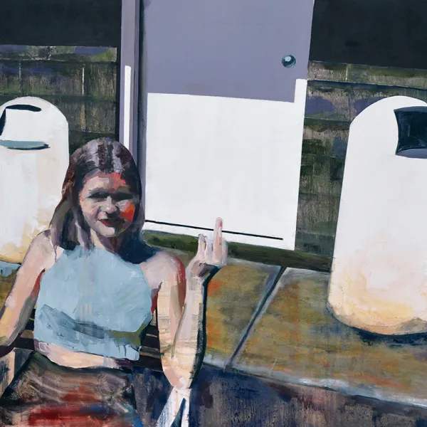 Call me 2016, oil on canvas, 36 x 48"