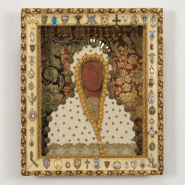 "Byzantine Mary," n.d., mixed media BJ Christofferson
