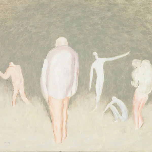 The Cave 1973, oil on canvas, 14 x 18", Courtesy of the Estate of David Byrd