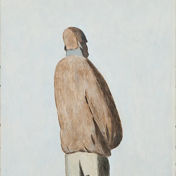 Man 2008, oil on canvas, 17 x 13", Courtesy of the Estate of David Byrd