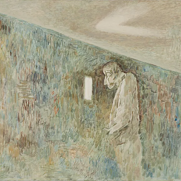 Outer World n.d., oil on canvas, 20 x 26", Courtesy of the Estate of David Byrd