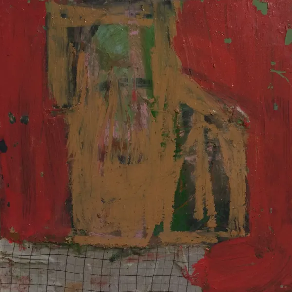 Greg Dickerson Untitled, 2016, mixed media on board, 12 x 12"