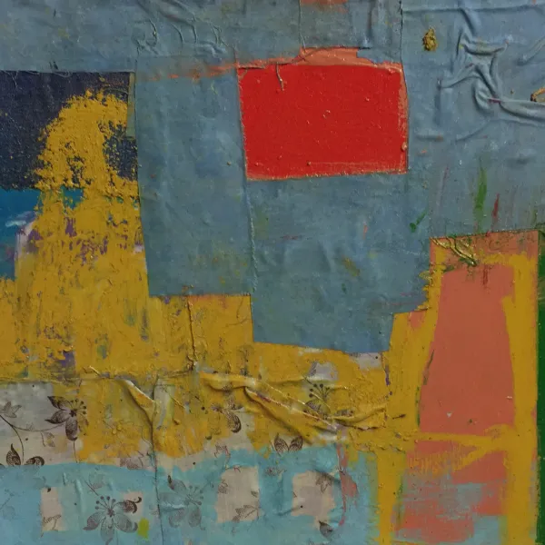 Greg Dickerson Untitled, 2016, mixed media on board, 12 x 12"