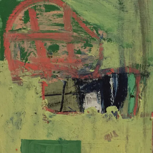Greg Dickerson Untitled, 2016, mixed media on board, 10 x 8"
