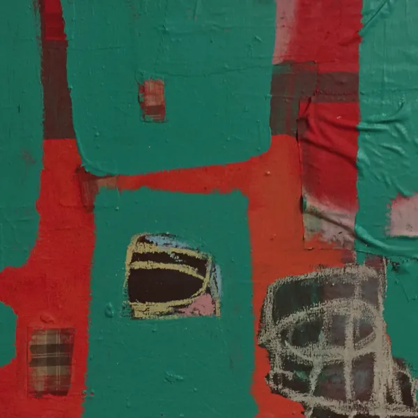 Greg Dickerson Untitled, 2016, mixed media on canvas, 18 x 23"