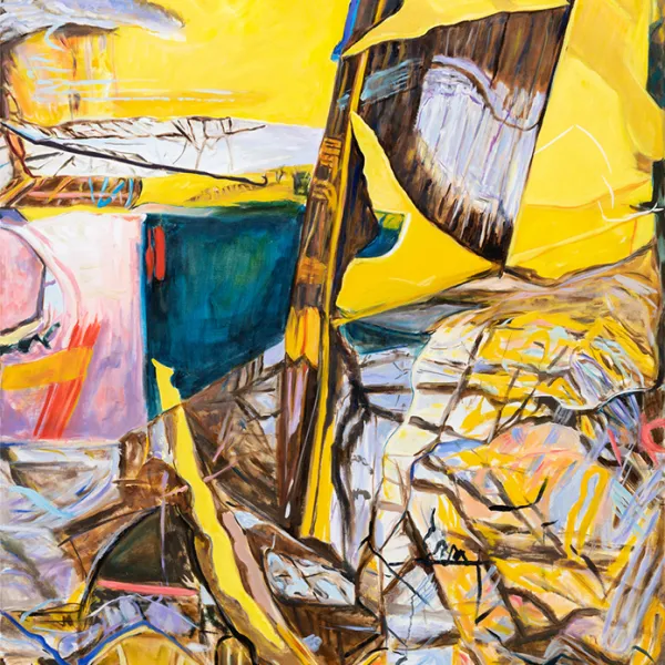 Heart Bright Dark 11 2019, oil on canvas, 84 x 60"