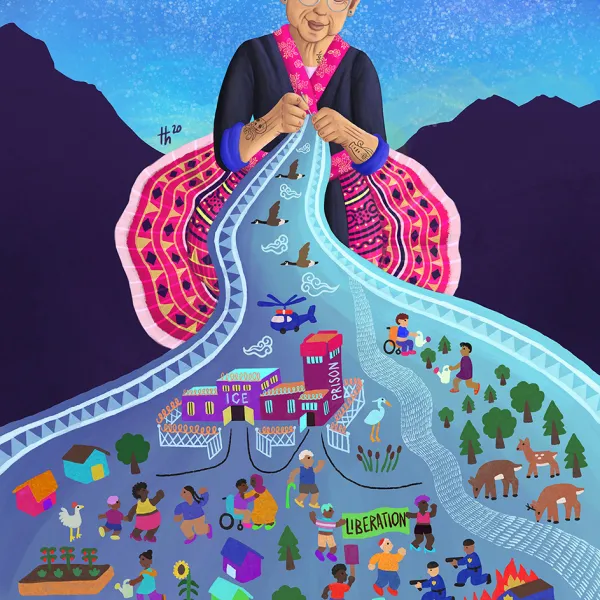 Tori Hong "Abolitionist Elder," digital, 14” x 11"