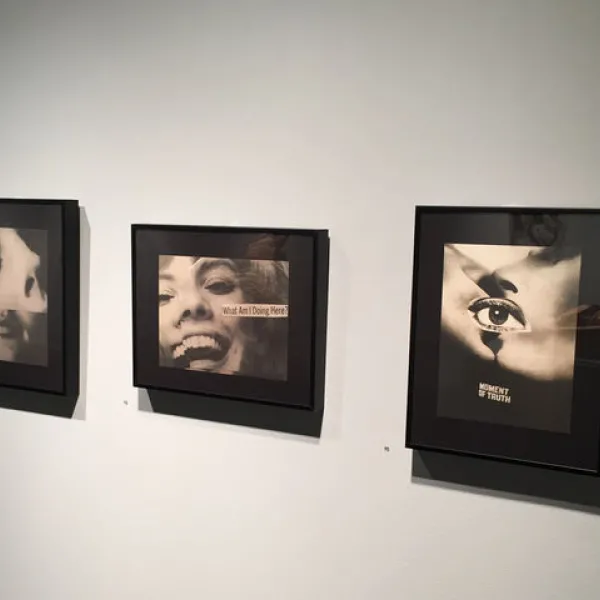 Jessica Dornfeld Fine, Thank You (left), What Am I Doing (middle), Moment of Truth (right), photograph, 12 x 16" each