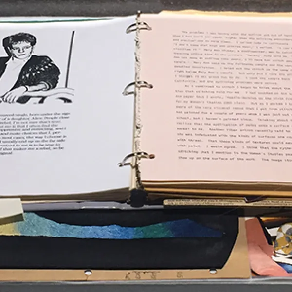 Hatching The Universal Egg E3 Kris Wetterlund's journal materials from the Birth Project, 1982- 1984, Courtesy: Kris Wetterlund