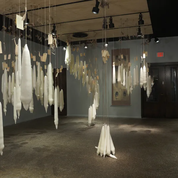 The Art of Losing Isn’t Hard To Master 2015, wax on string