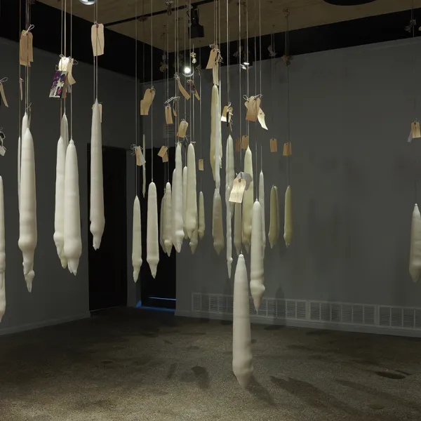 The Art of Losing Isn’t Hard To Master 2015, wax on string