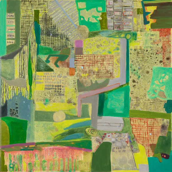 Forest Sanctuary, 2018 Barbara Kreft, oil on canvas, 12 x 12"