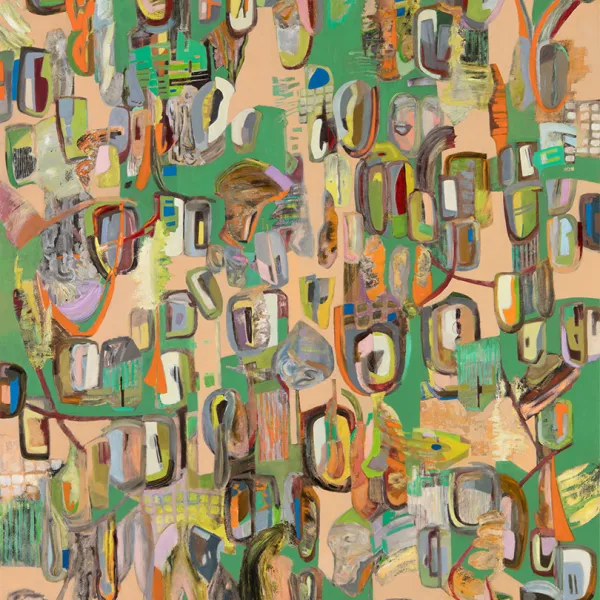 There Were Many, 2018 Barbara Kreft, oil on canvas, 58 x 47"