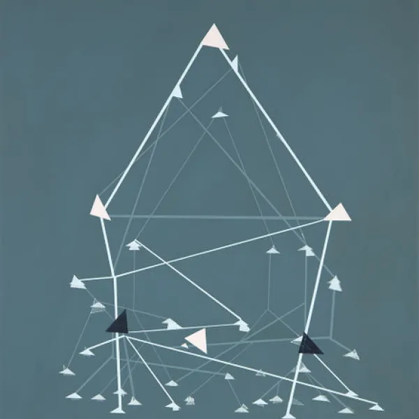 Melanie Pankau, A Message, 2017 acrylic on panel, 30 x 29”