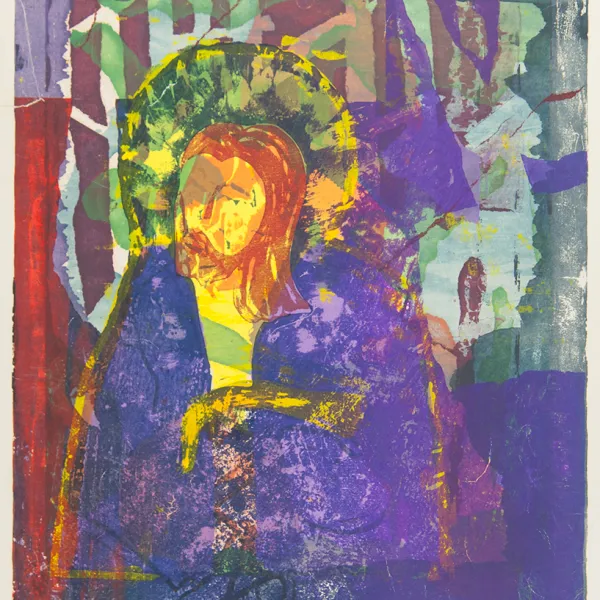 St. John the Baptist Semmion, serigraph, 1956, St. Catherine University Permanent Collection (Accession No. 2013.0.924)