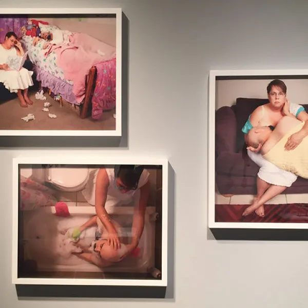 Sweating It Out, Mister Bubble, Let Down, 2015 archival pigment prints 17 x 21", 17 x 21", 21 x 17"