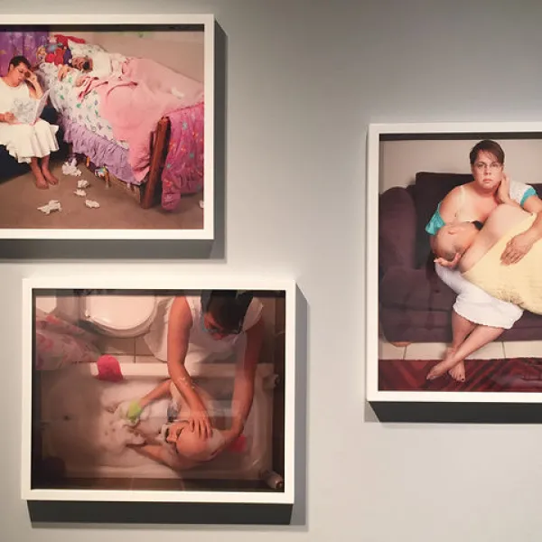 Andrew Leo Stansbury & Libby Rowe Sweating It Out, Mister Bubble, Let Down, 2015 archival pigment prints 17 x 21", 17 x 21", 21 x 17"