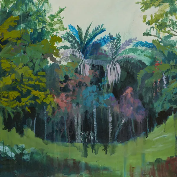 The Protectors 2017, acrylic on canvas, 30 x 20"