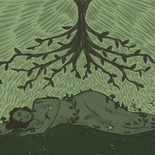 Jade Lent, 2022, Digital Illustration, 5 x 7
