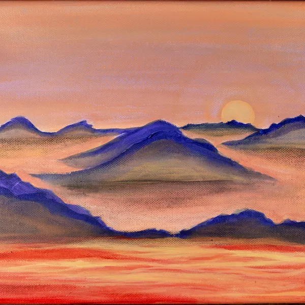 Justice Randolph, 2024, acrylic on canvas, 9 x 12