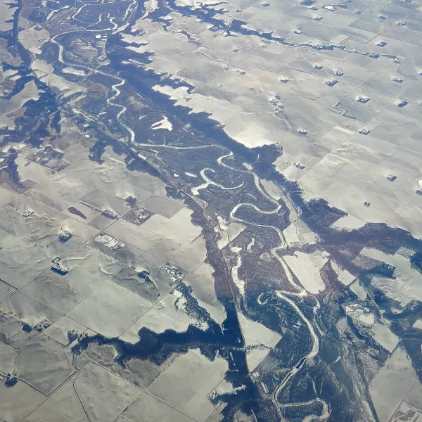 Aerial Patterns Allison Boettcher, 2024, Digital Photography, 10x13