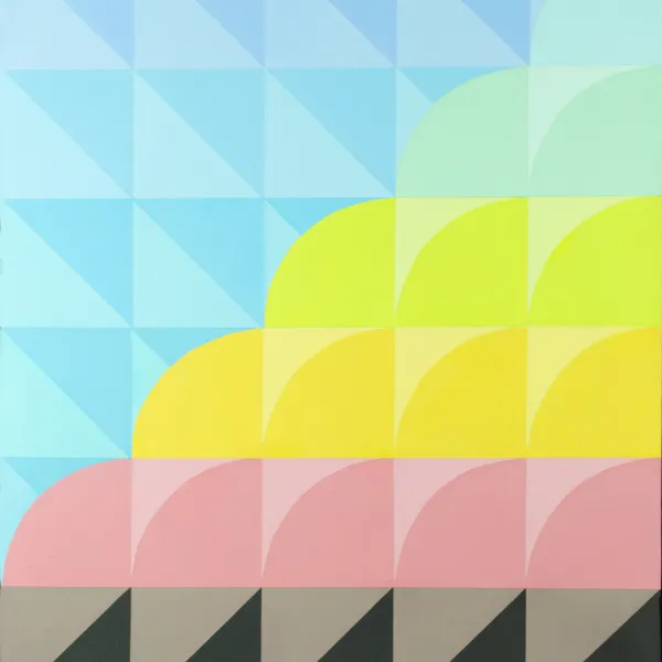 Evening, 1981, Acrylic and watercolor