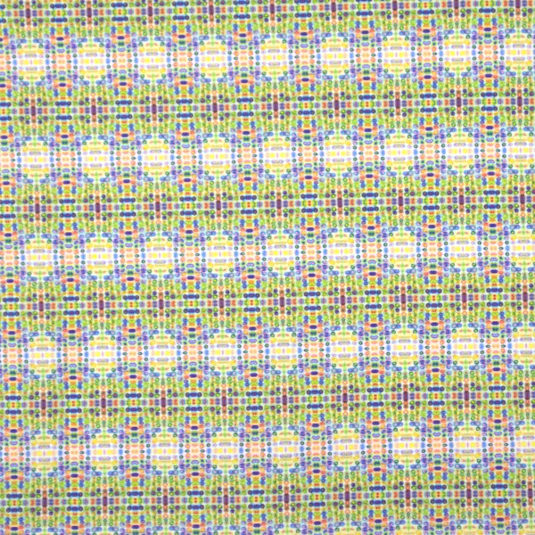 Pattern Eleven B, 2025, Water-based ink on cotton, 22" x18"