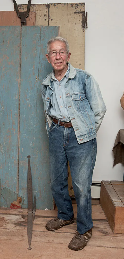 David Byrd in his studio