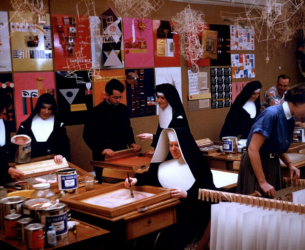 Corita in the classroom